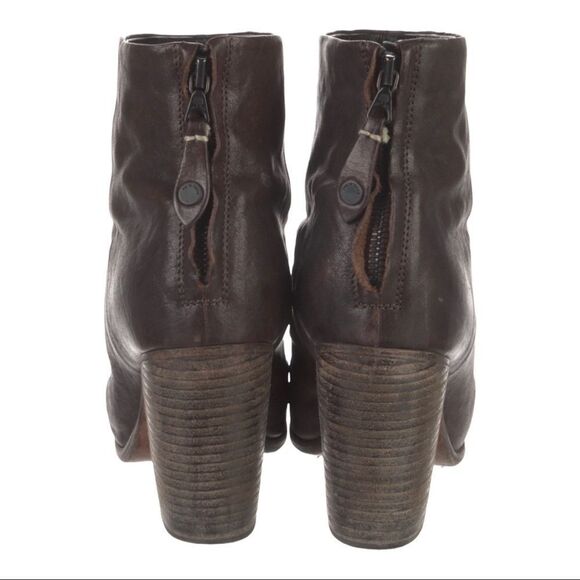 RAG & BONE Womens Boots Newbury Classic distressed Genuine Leather Brown Sz 9.5 - Picture 5 of 11